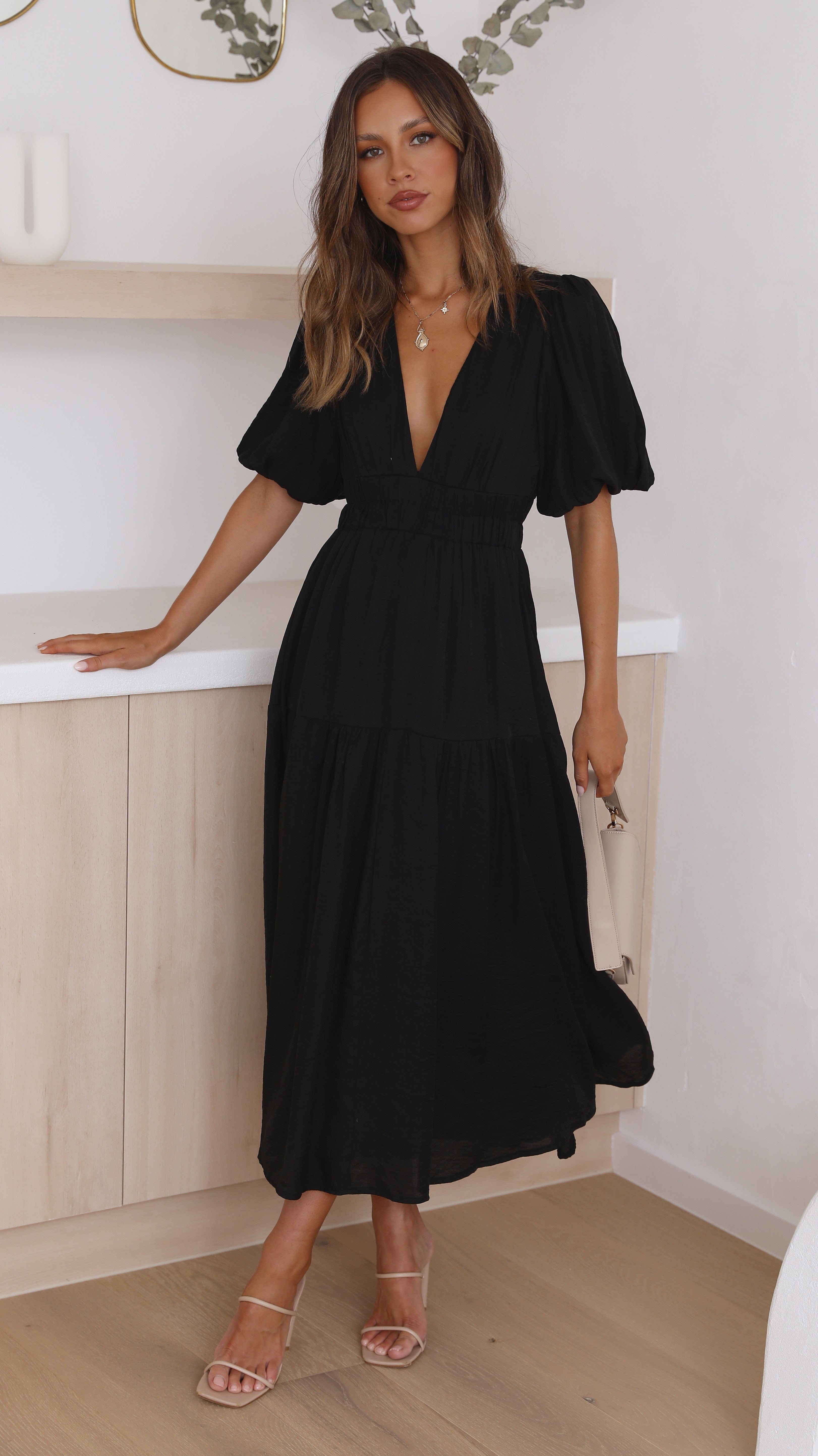 Robe Midi Erin - Noir