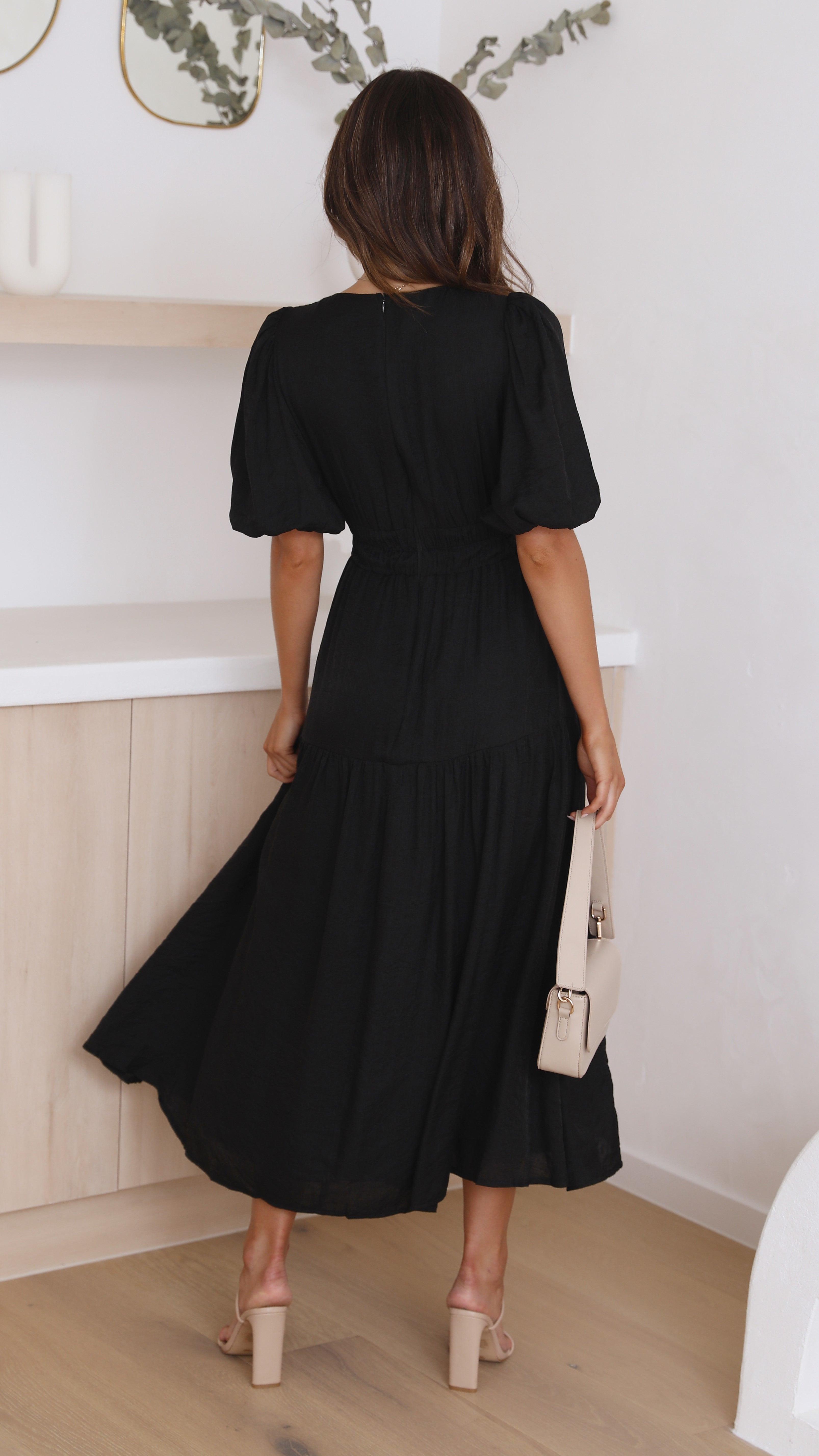 Robe Midi Erin - Noir