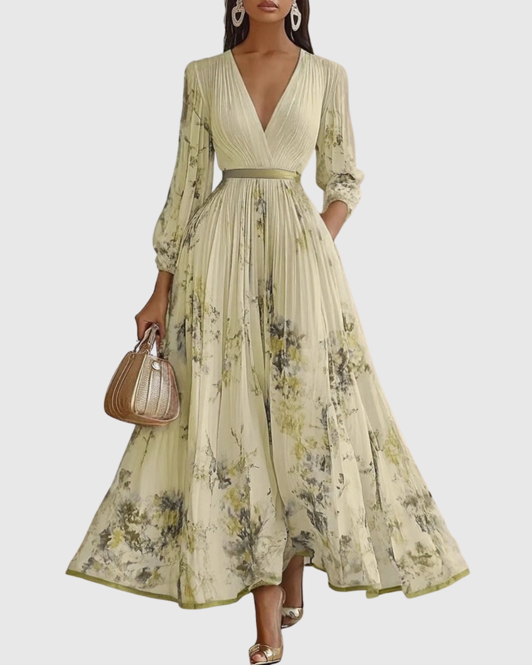 Suzanna - Robe Élégance Plissée