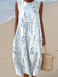 Joy™ Robe Midi Feuillée