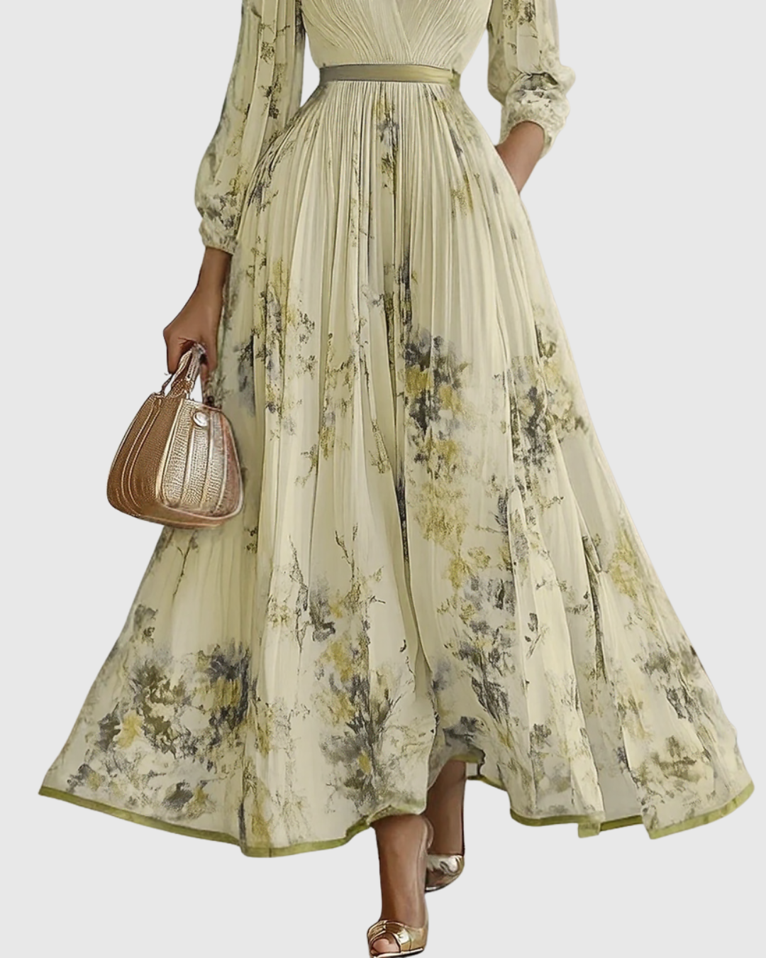 Suzanna - Robe Élégance Plissée