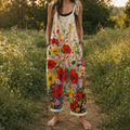 Lunelle - Salopette Floral Décontractée