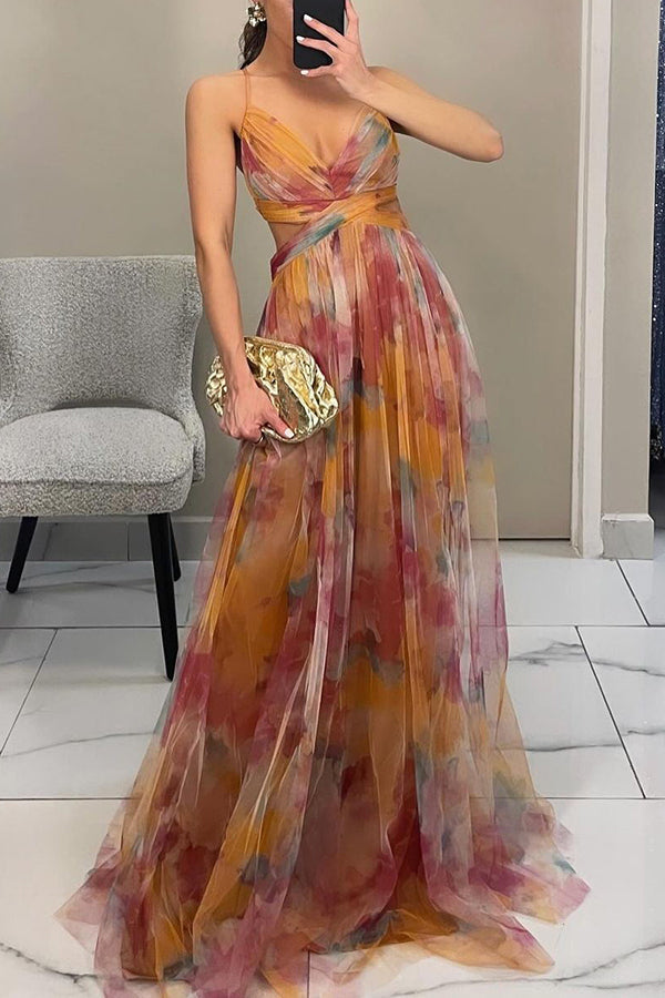 Esme – Robe à motifs fluides