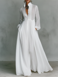 Serena | Robe Maxi à Boutons Flottants