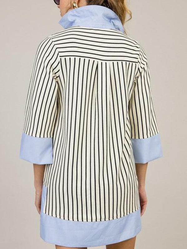 Margot - Robe à Rayures Classiques