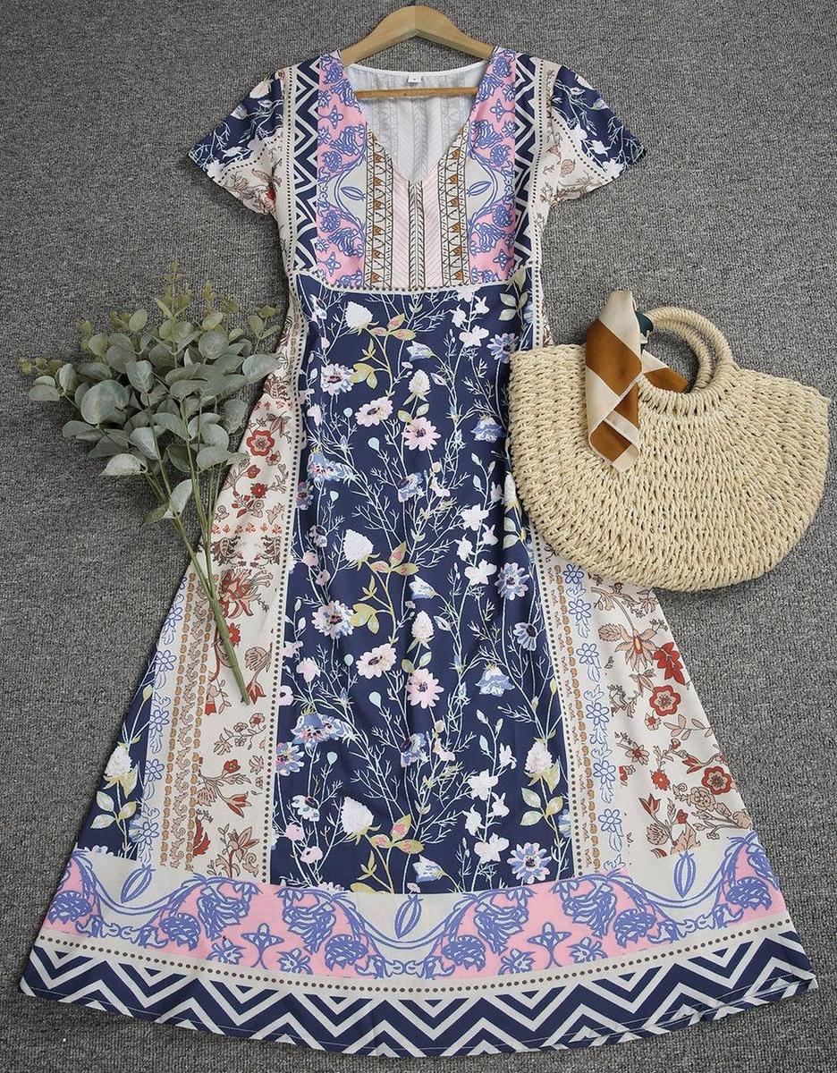 Indira - Robe Imprimée Boho