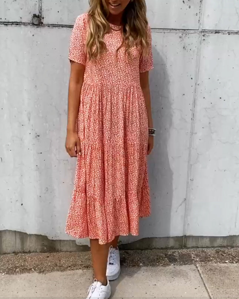 Saela - Robe Épanouie Décontractée