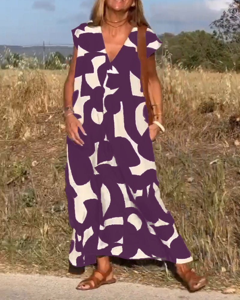 Kendall - Robe Abstraite Détendue