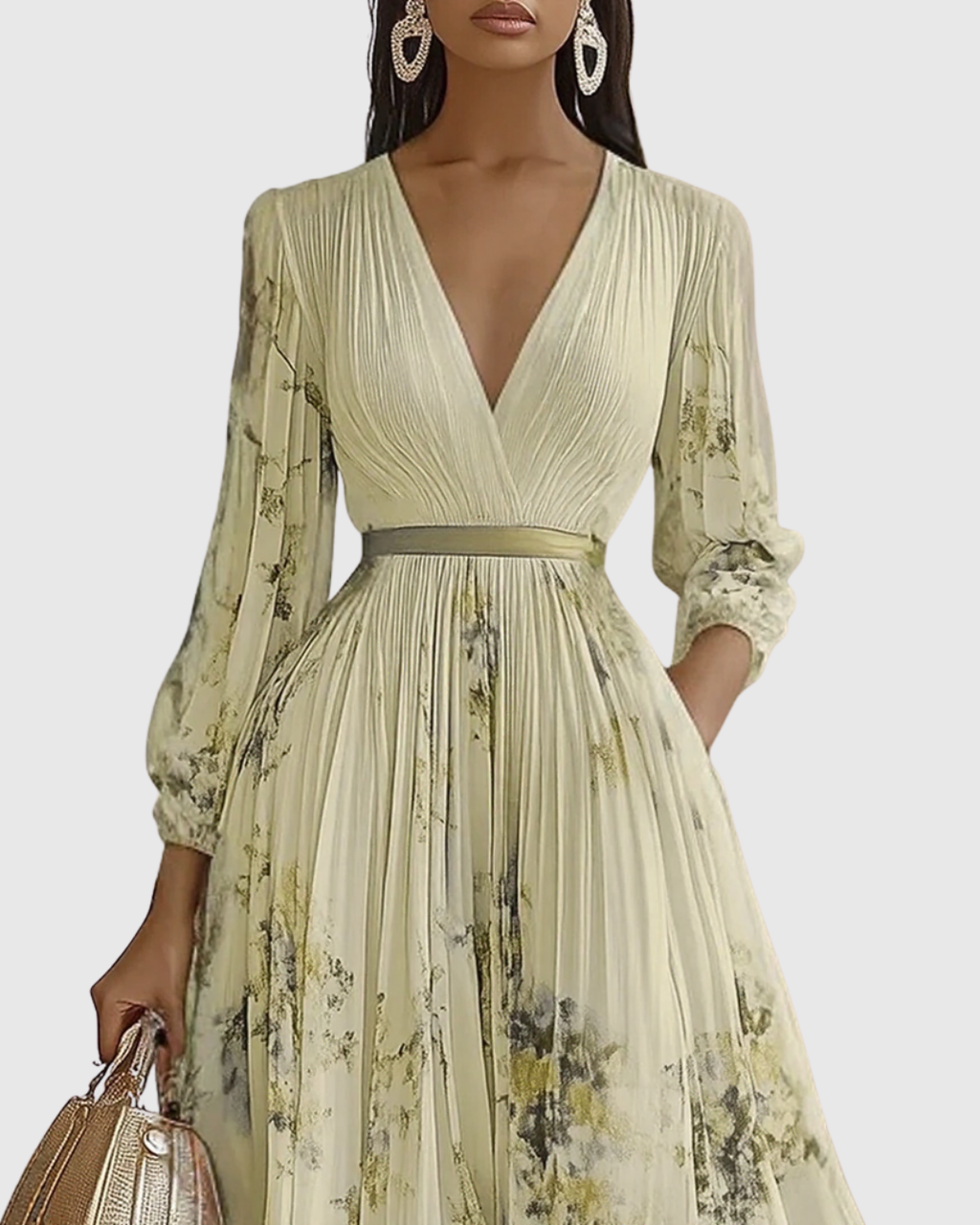 Suzanna - Robe Élégance Plissée