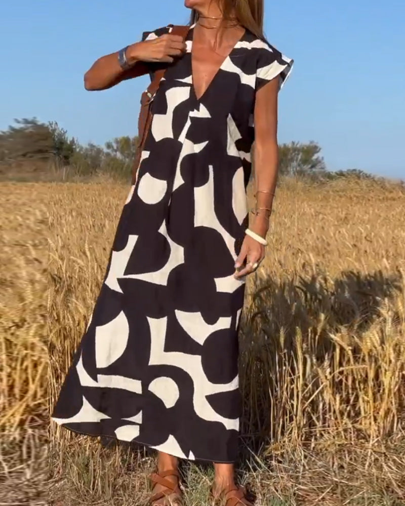 Kendall - Robe Abstraite Détendue