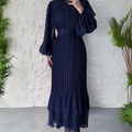 Hazel - Robe Élégante Plissée