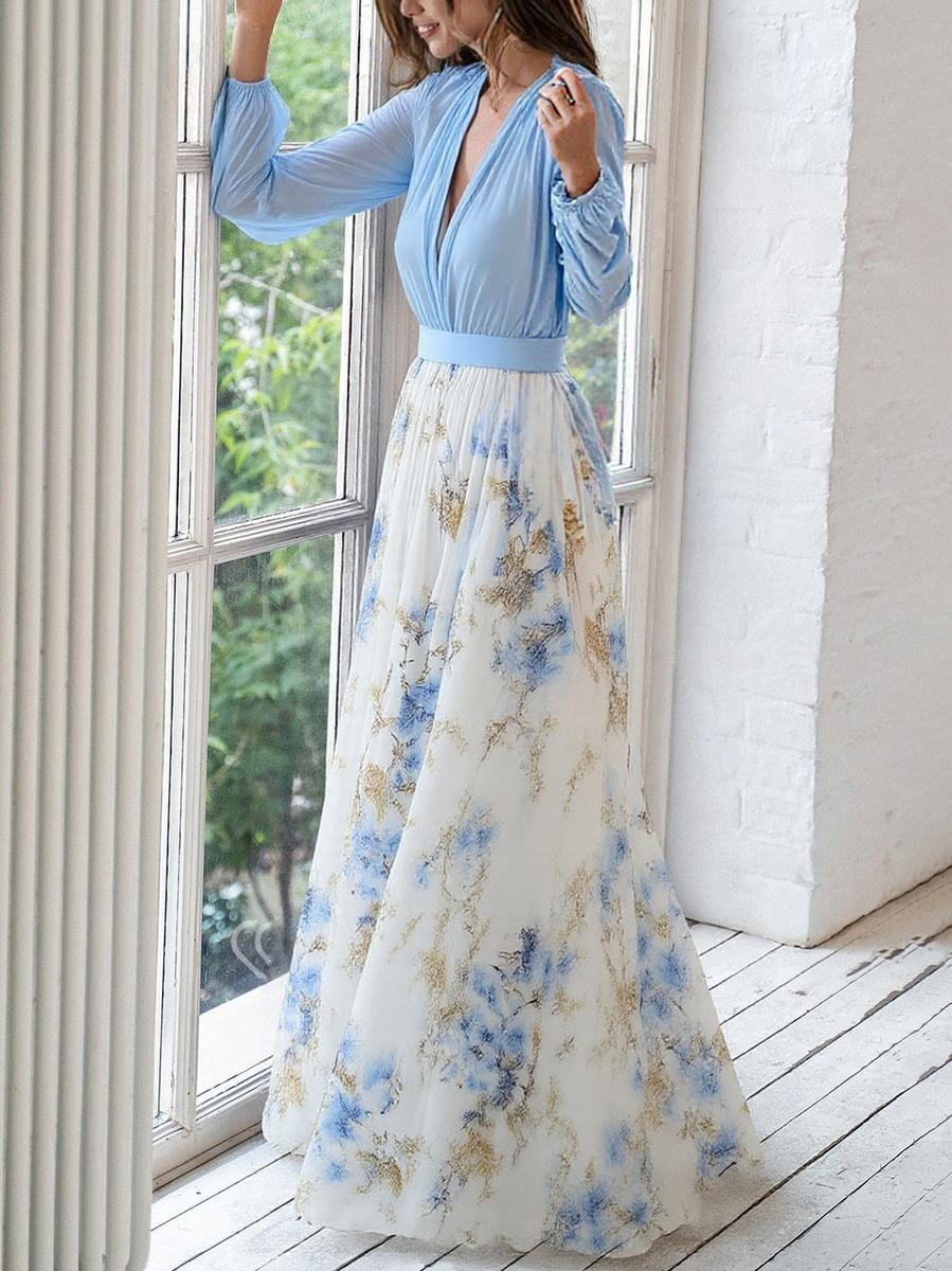 Penelope™ | Belle Robe Maxi avec Imprimé Floral