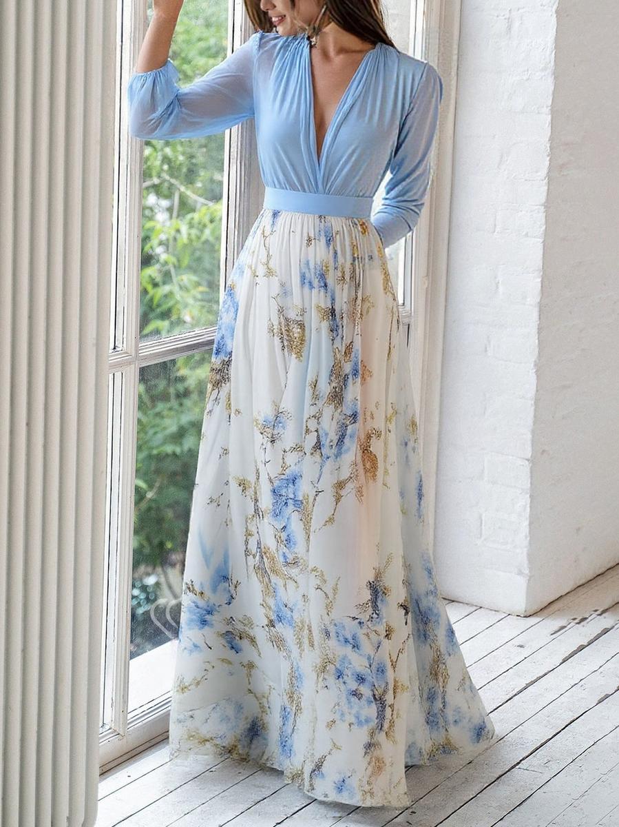 Penelope™ | Belle Robe Maxi avec Imprimé Floral