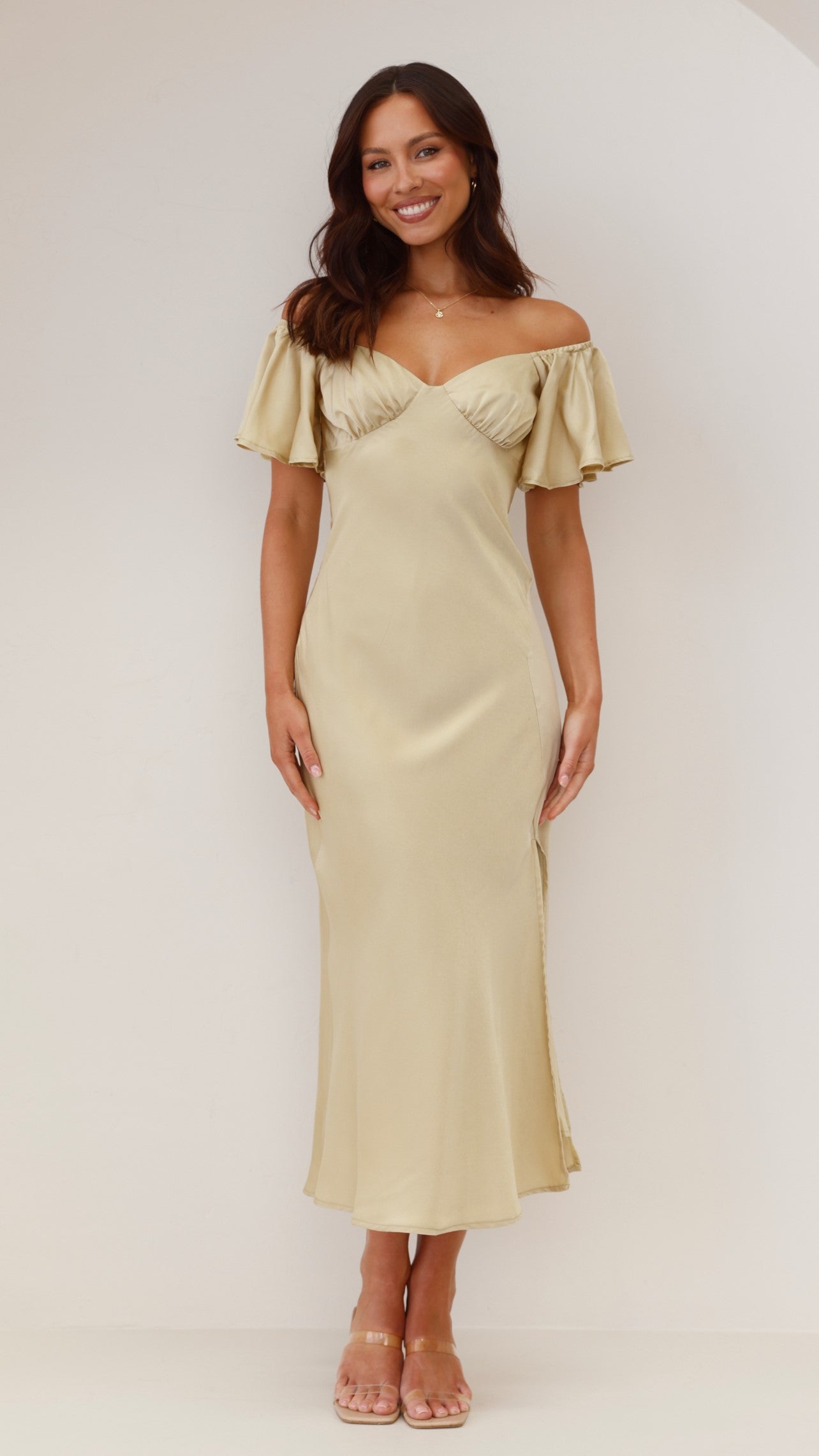Robe Midi Louisa - Olive