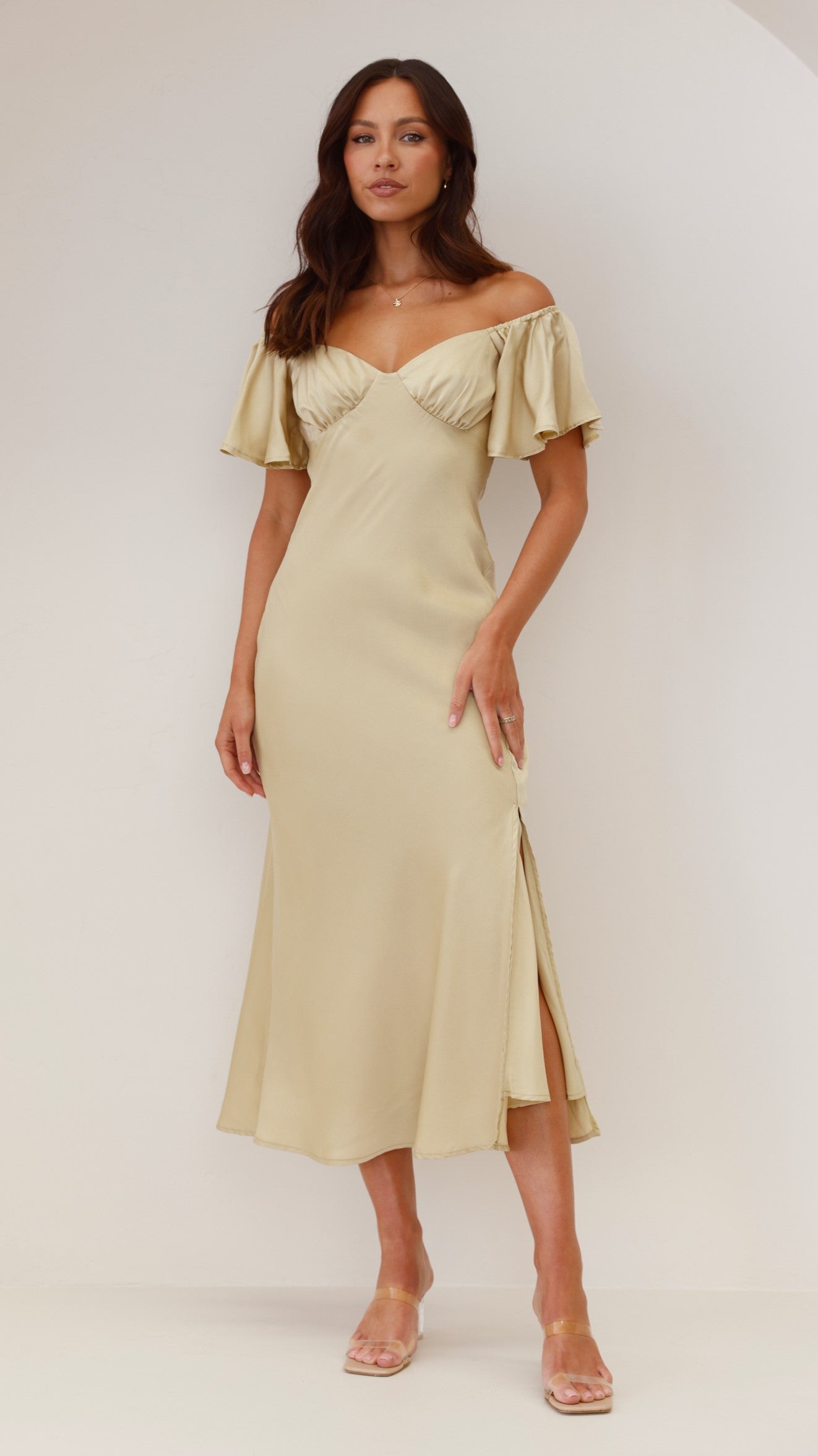 Robe Midi Louisa - Olive
