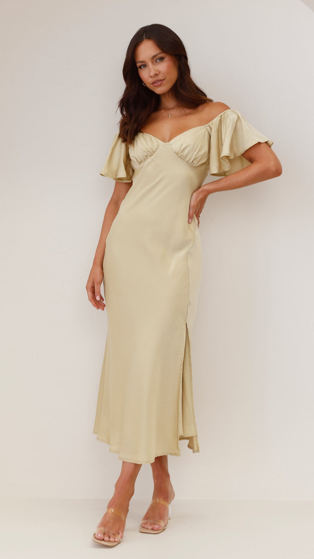 Robe Midi Louisa - Olive