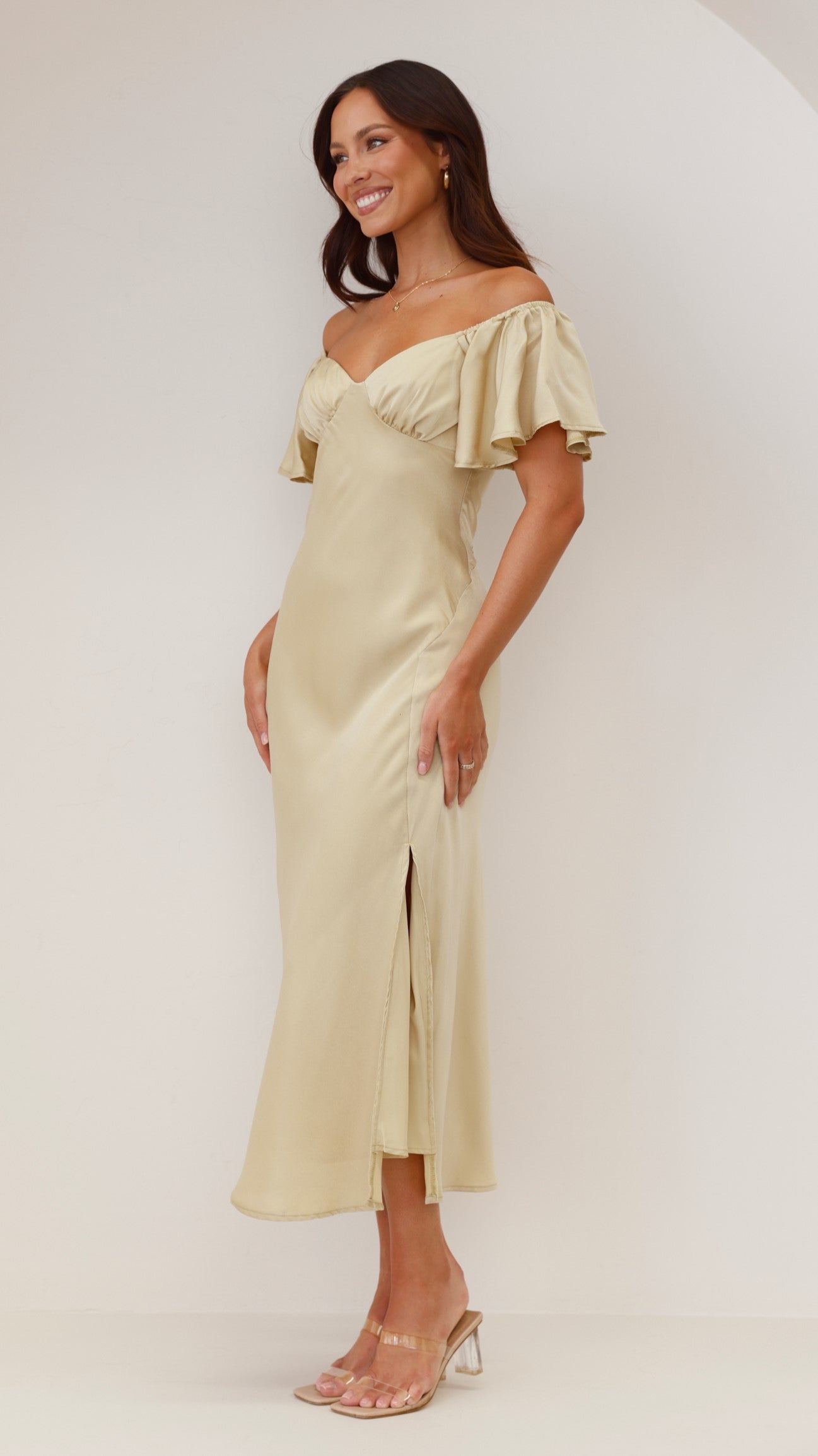 Robe Midi Louisa - Olive