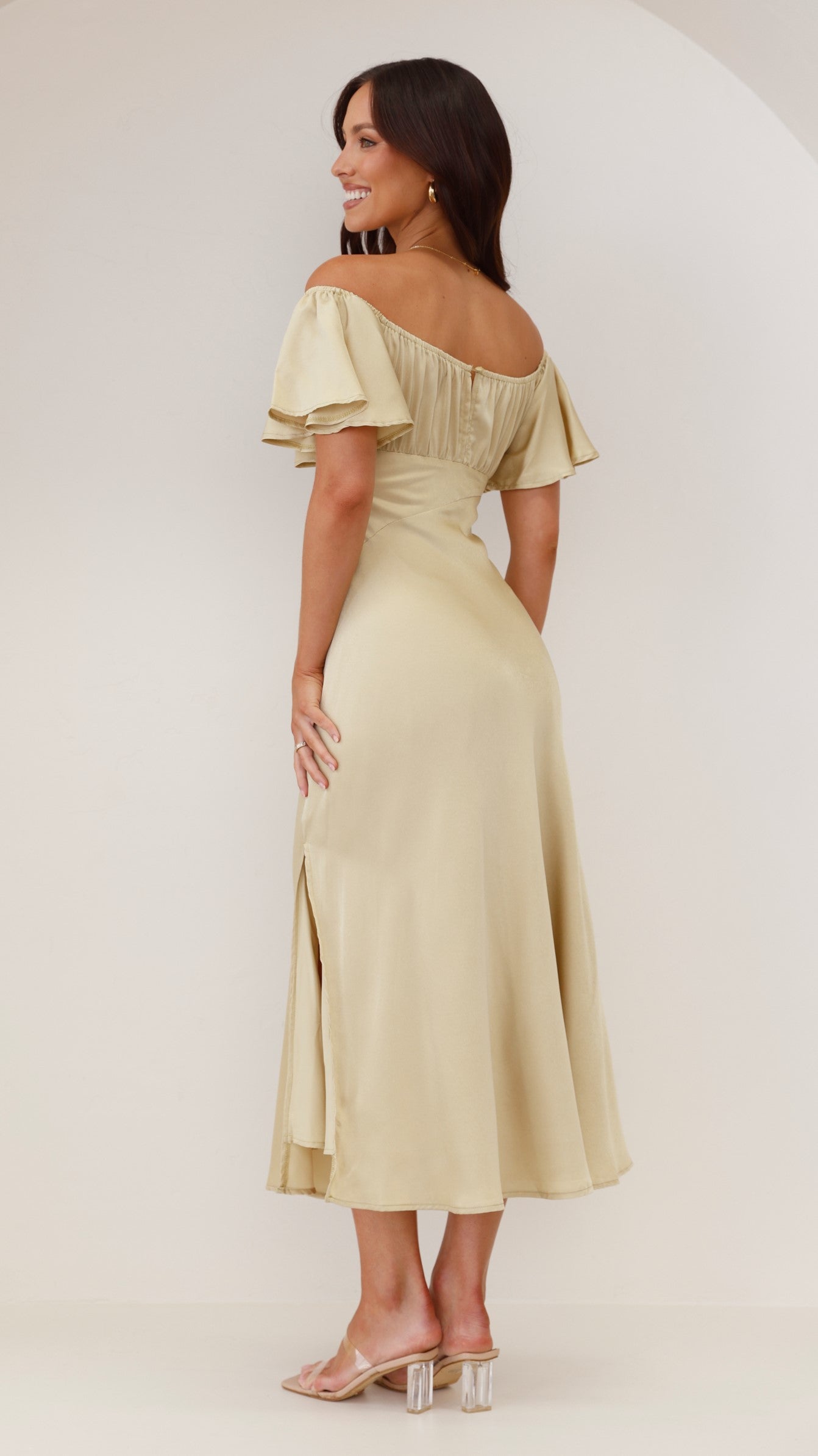 Robe Midi Louisa - Olive