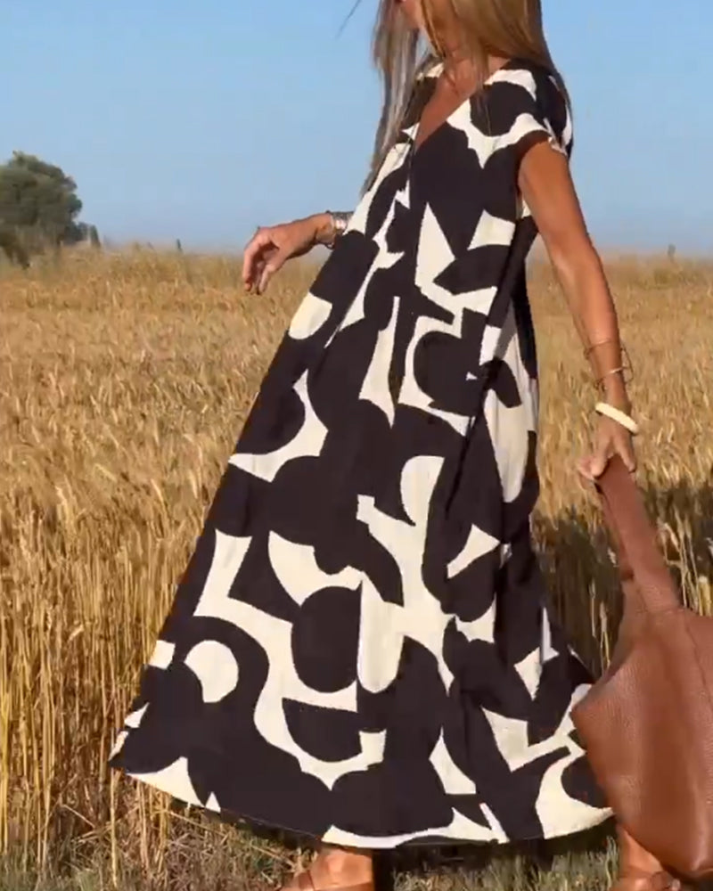 Kendall - Robe Abstraite Détendue