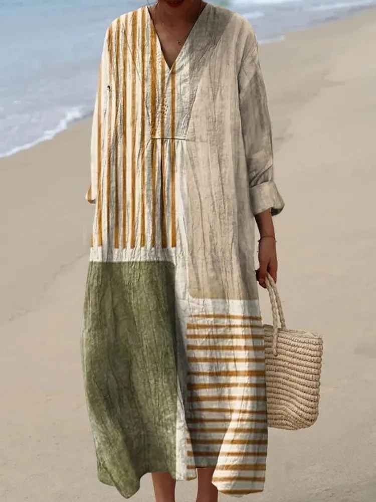 Allison - Robe Maxi Boho Vintage