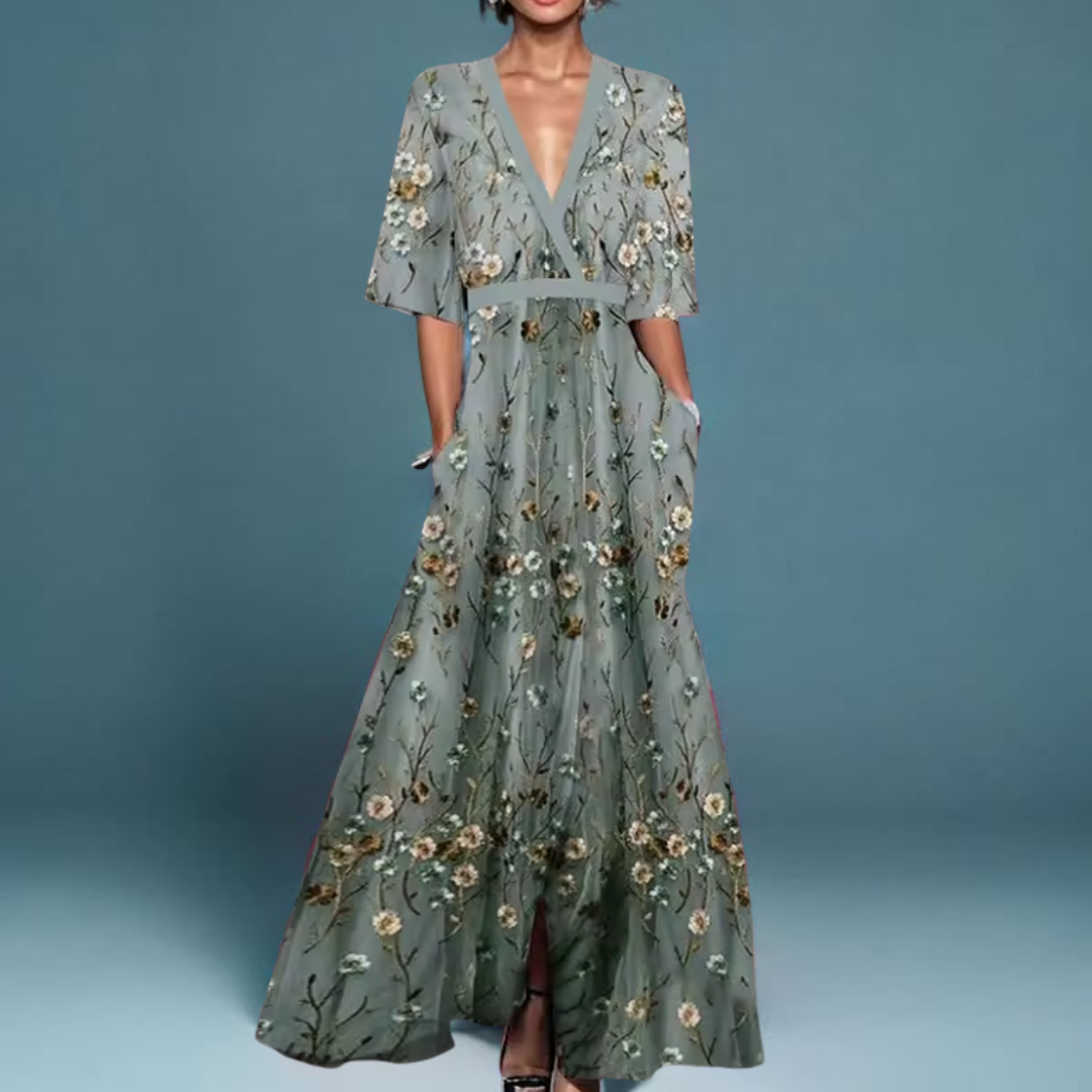 Michelle™ - Robe Élegante à Fleurs