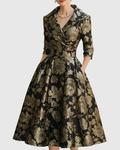 Riley™ | Robe Midi Brodée Florale