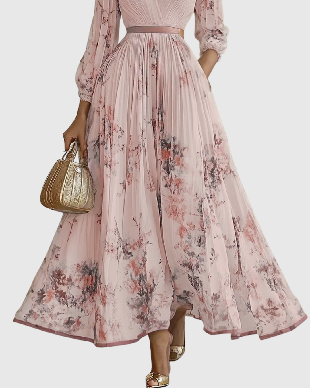 Suzanna - Robe Élégance Plissée