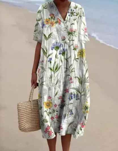 Fenna™ | Robe Imprimée Brise d'Été