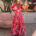 Floriana - Robe Florale Éclatante
