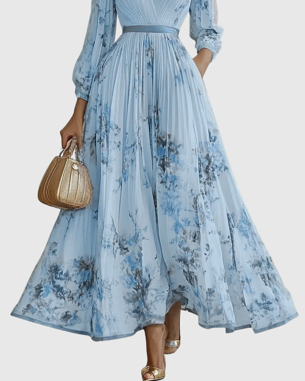 Suzanna - Robe Élégance Plissée
