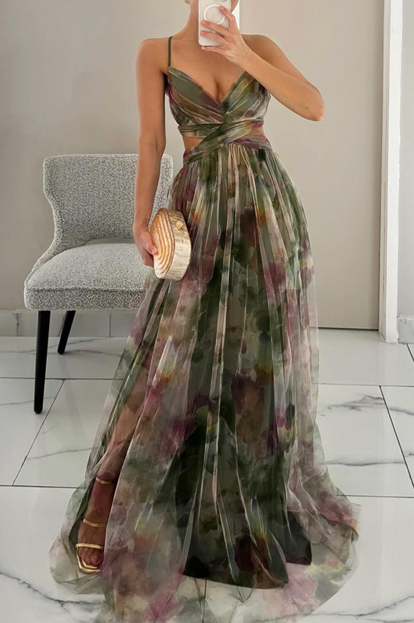 Esme – Robe à motifs fluides