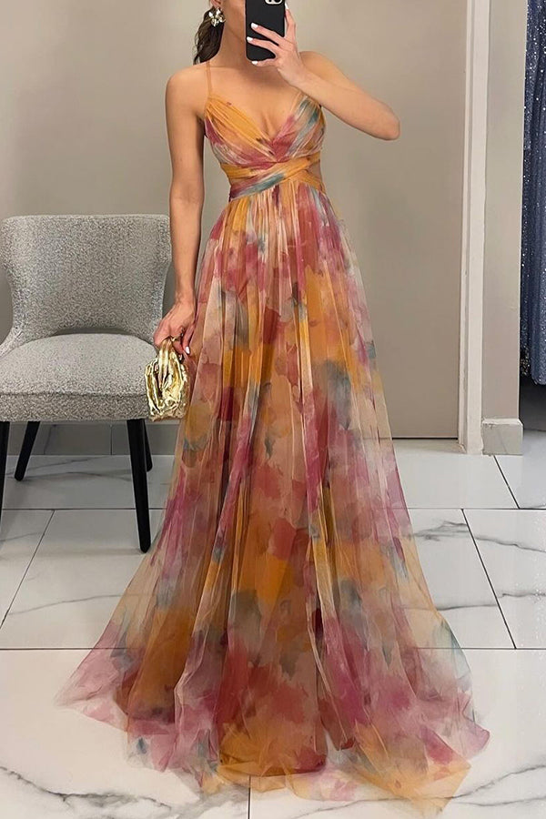 Esme – Robe à motifs fluides
