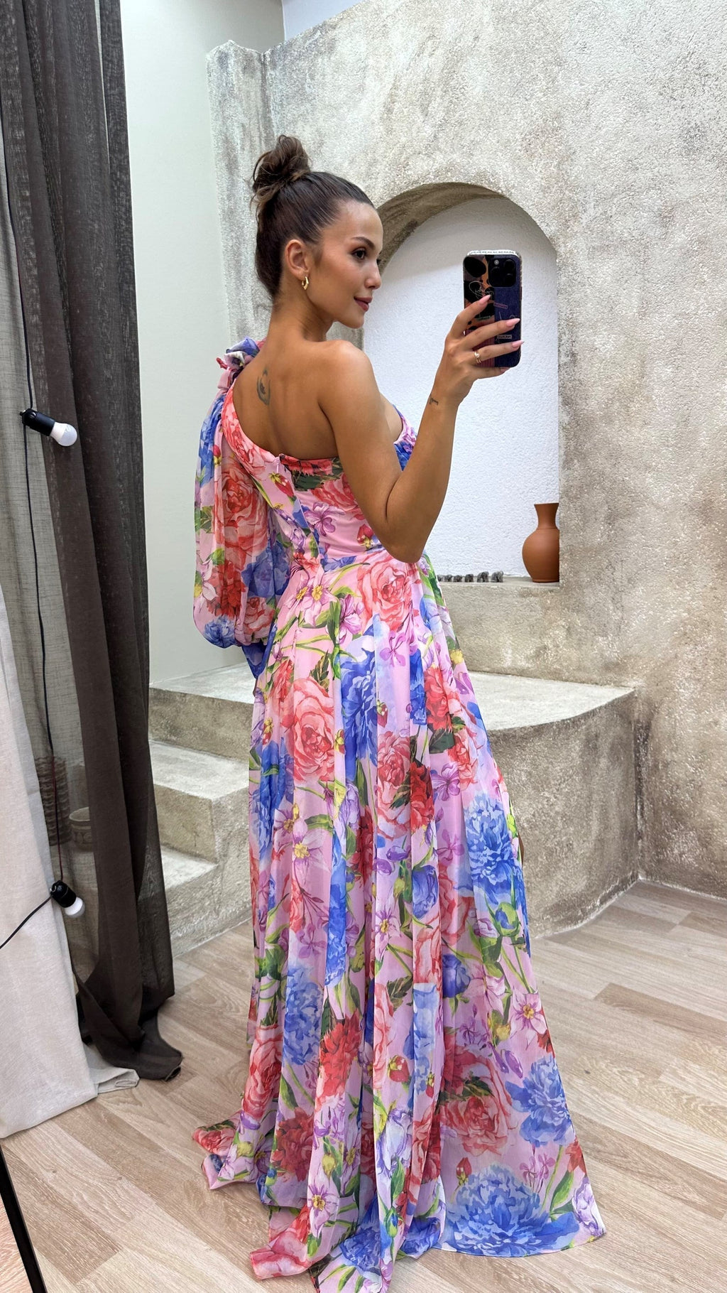 Kaia – Robe Drapée Intemporelle
