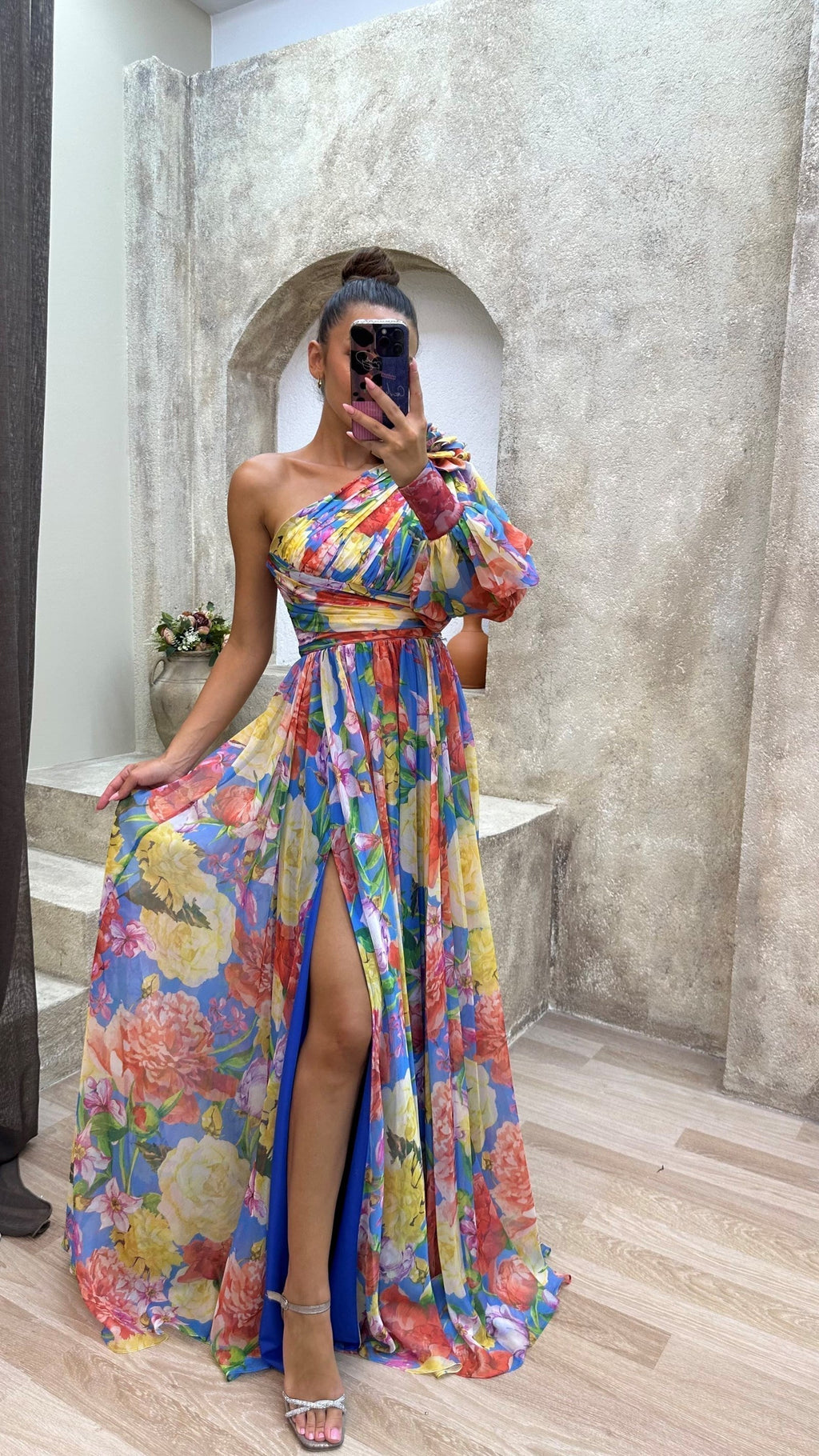 Kaia – Robe Drapée Intemporelle