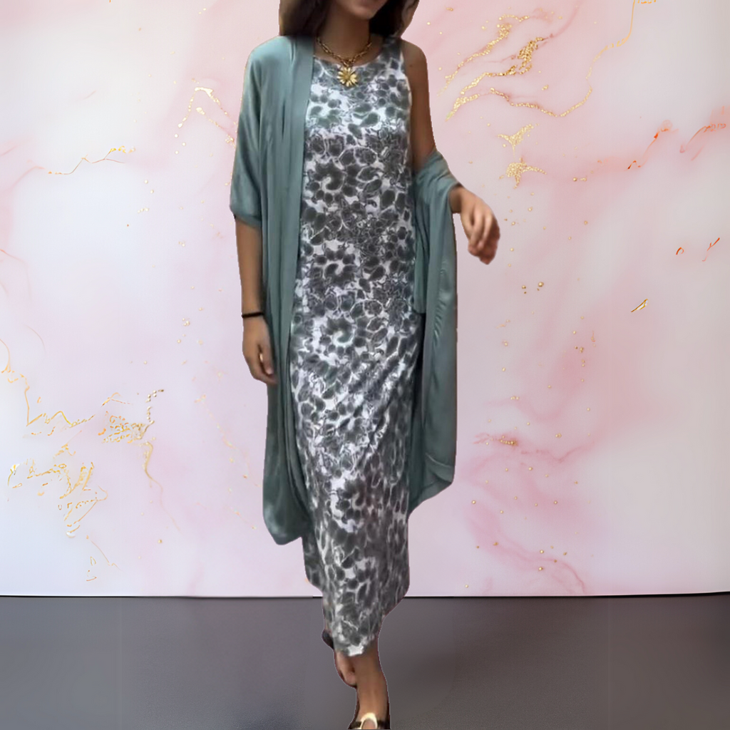 Melanie™ | Robe Élégante avec Cardigan
