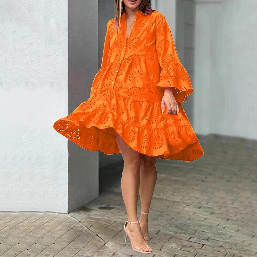 Lydia - Robe à Détails Oeillets
