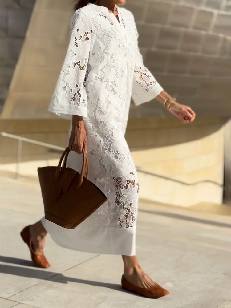 Nanna™ | Robe Maxi Blonde