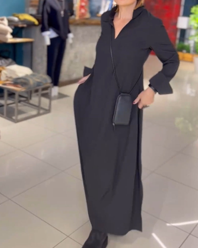 Evie - Robe Maxi Ample Vibe Rétro