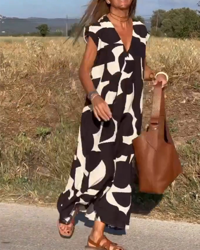 Kendall - Robe Abstraite Détendue