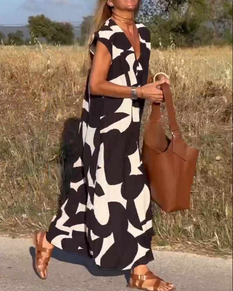 Kendall - Robe Abstraite Détendue