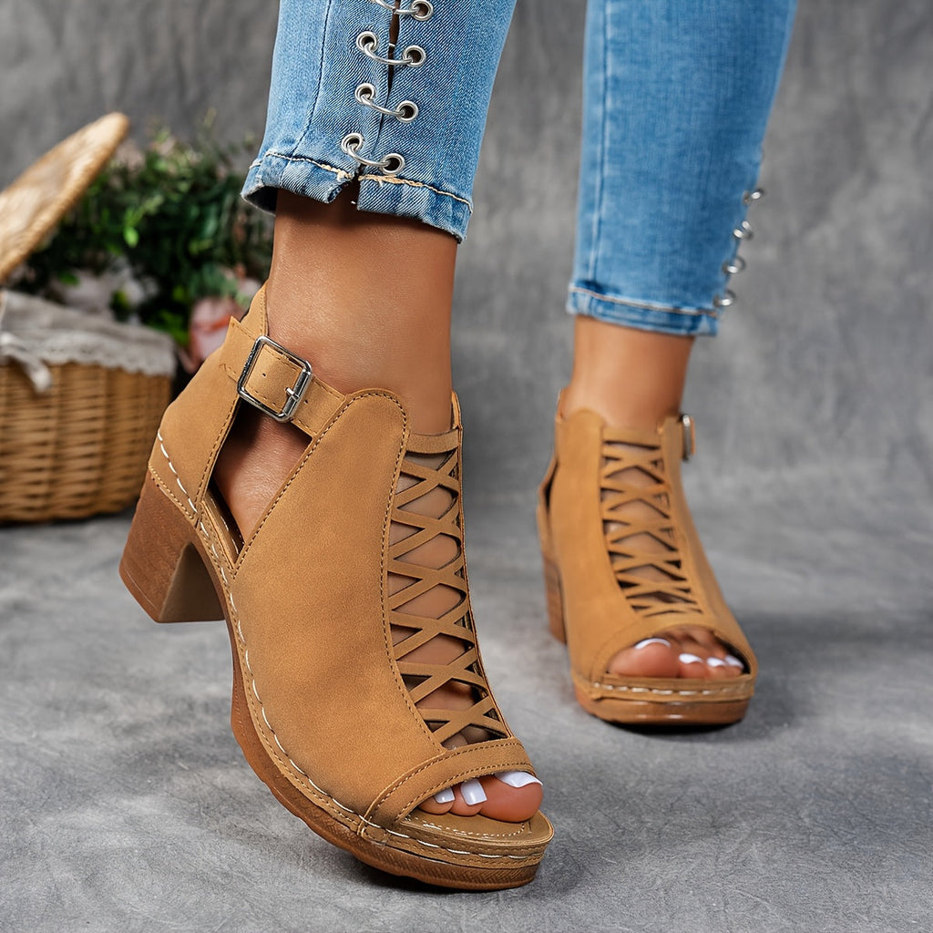 Nessa™ Sandales à Talons en Treillis