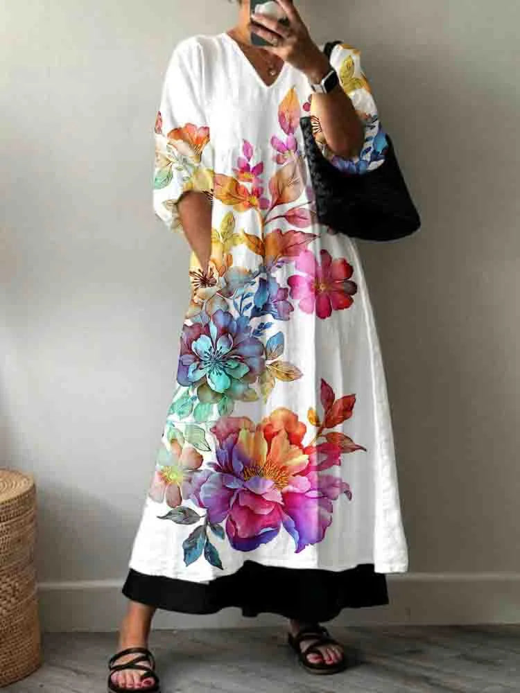 Robe Imprimée Élégante Sofia