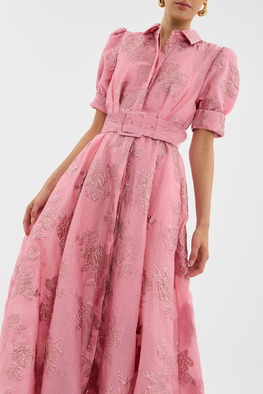 Aria™ | Robe avec Manches Courtes Bouffantes