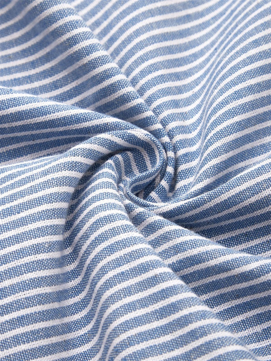 CORA | ROBE MIDI RAYÉE AVEC ÉLÉGANCE RELAXÉE