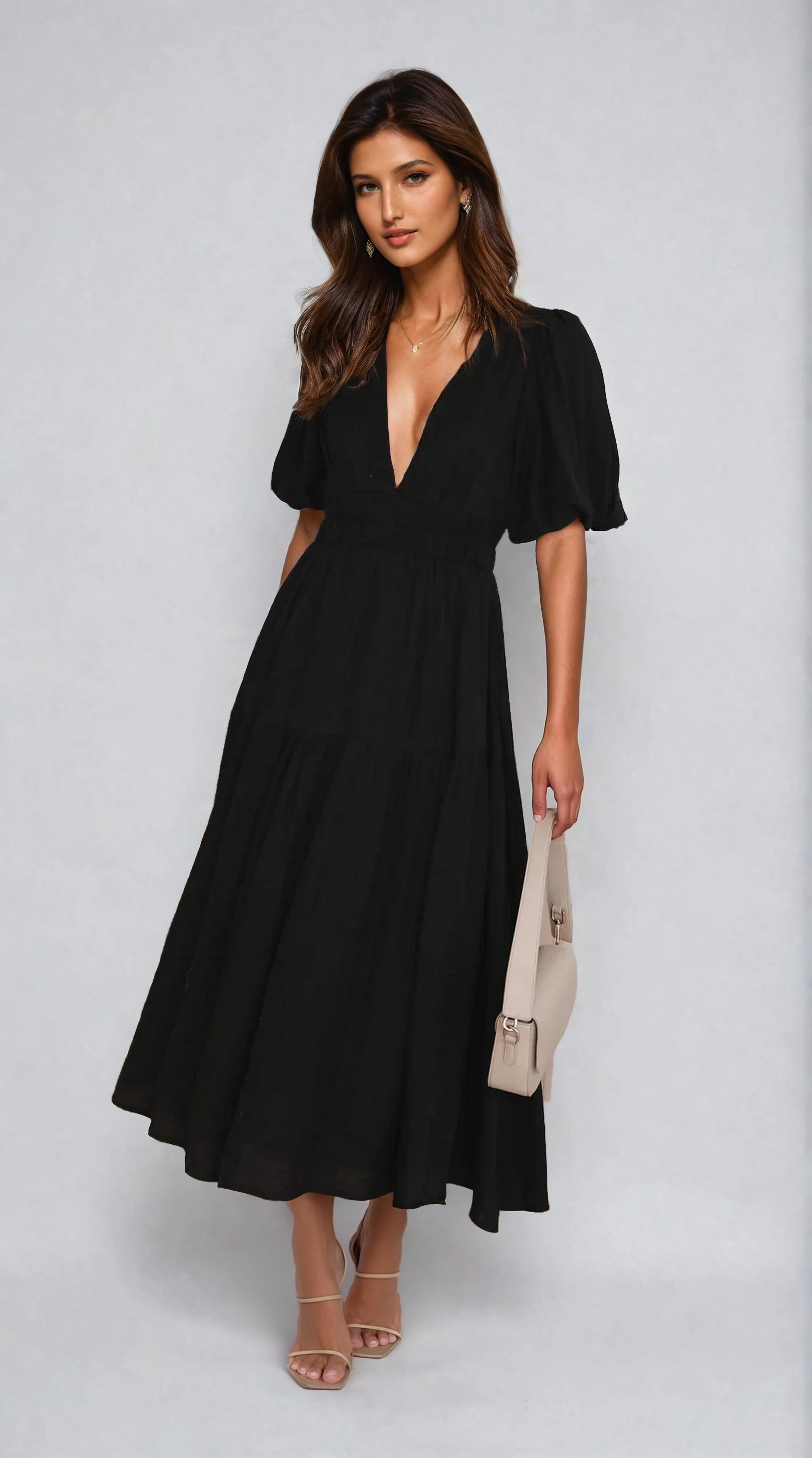 Robe Midi Erin - Noir