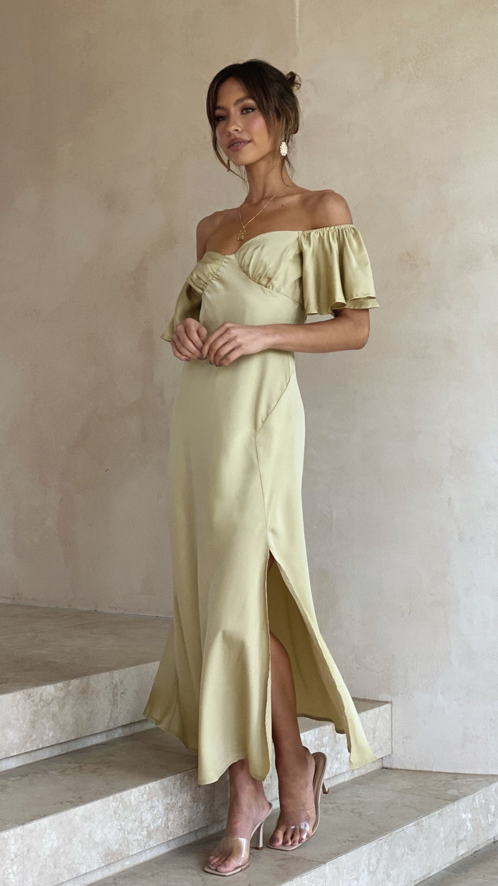 Robe Midi Louisa - Olive