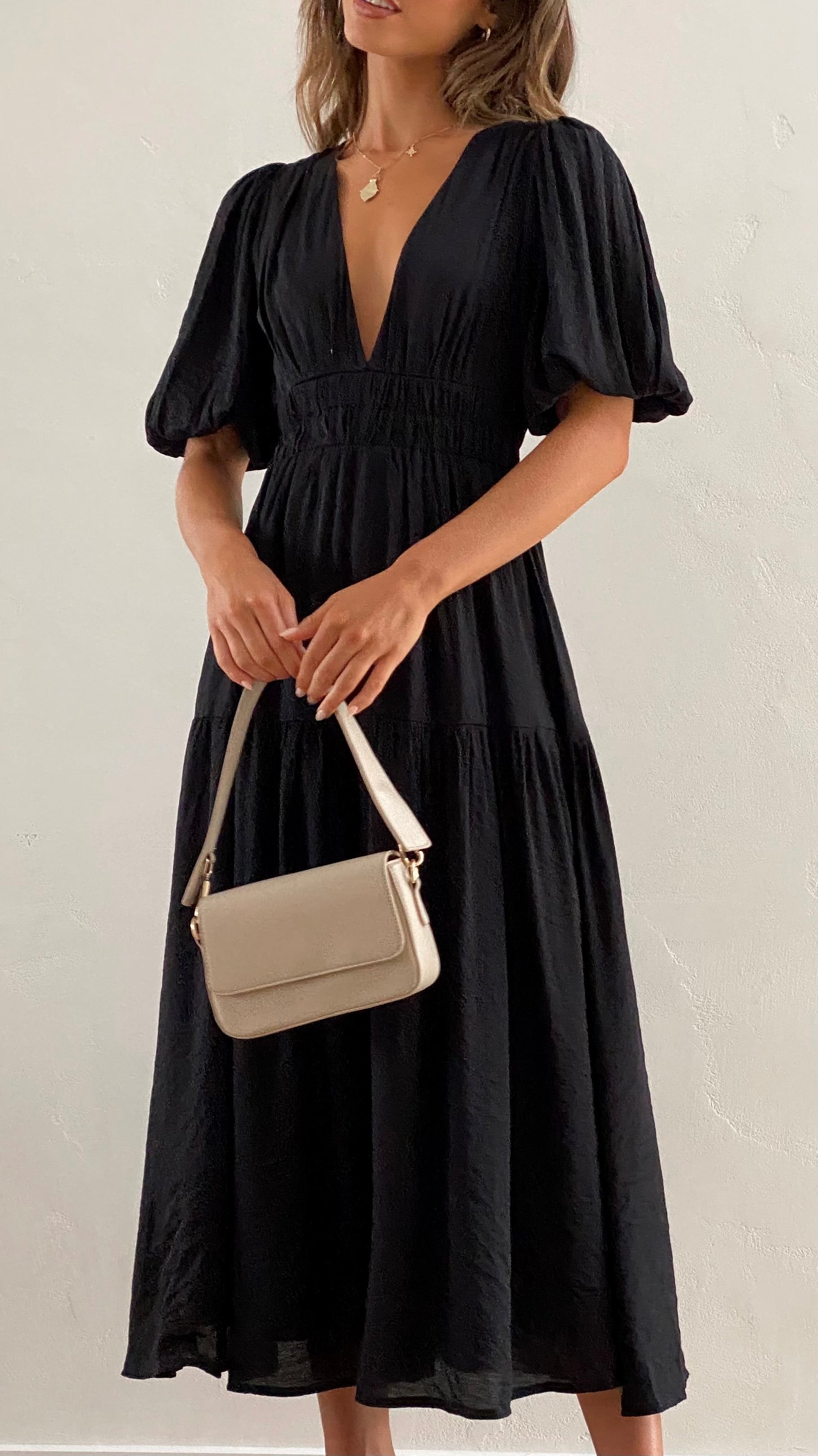 Robe Midi Erin - Noir