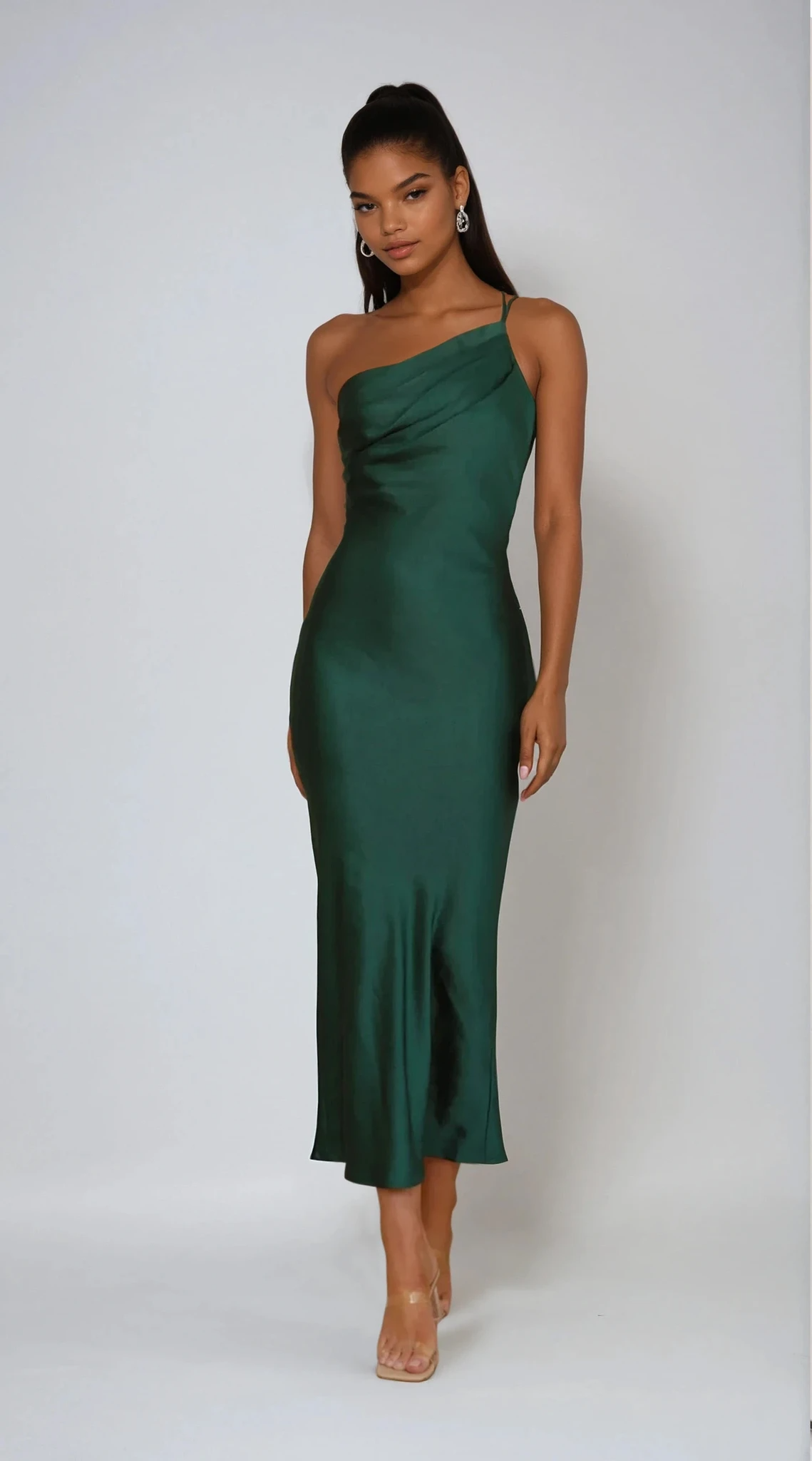 Robe Midi Josephina - Vert Émeraude