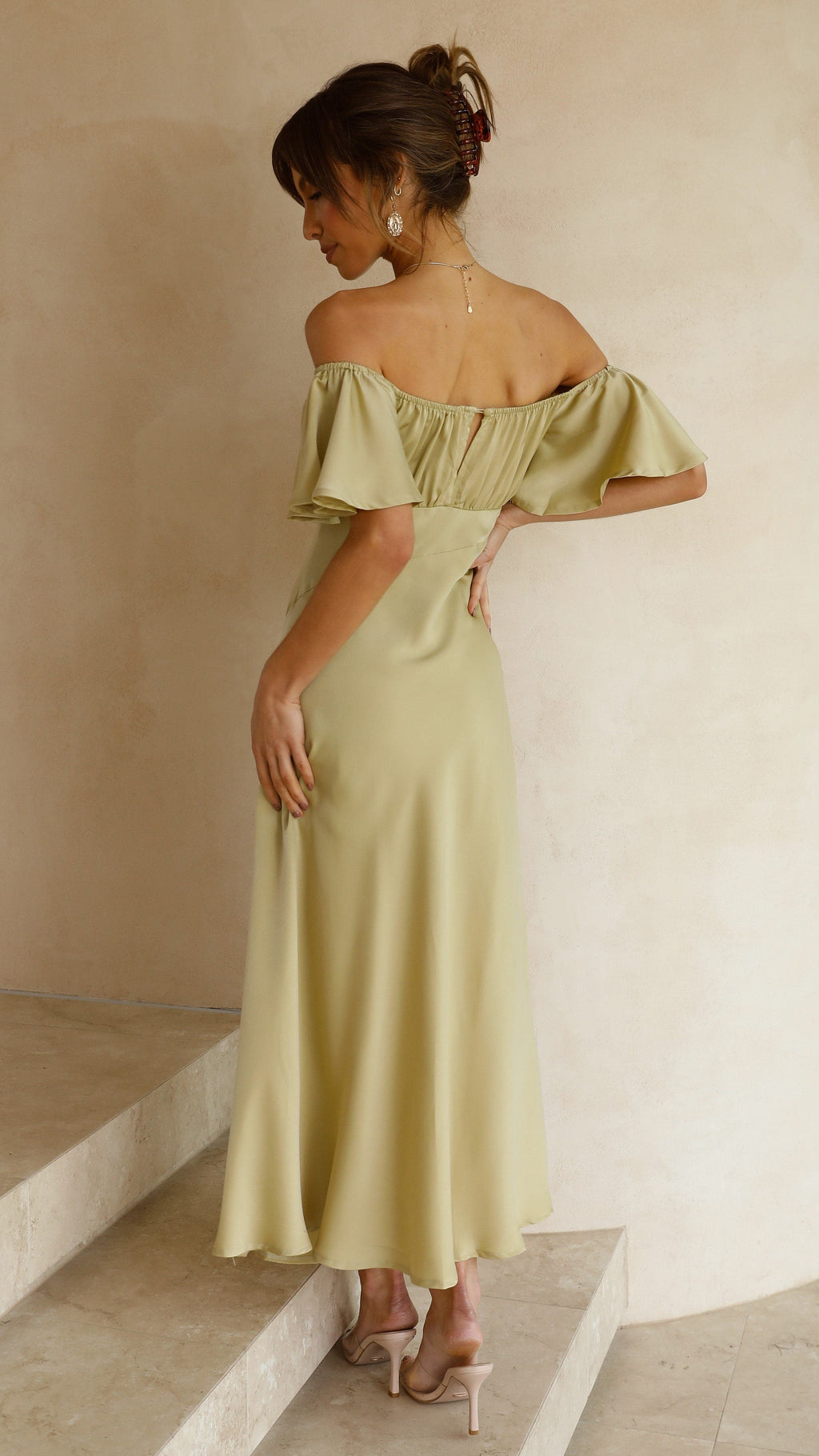 Robe Midi Louisa - Olive