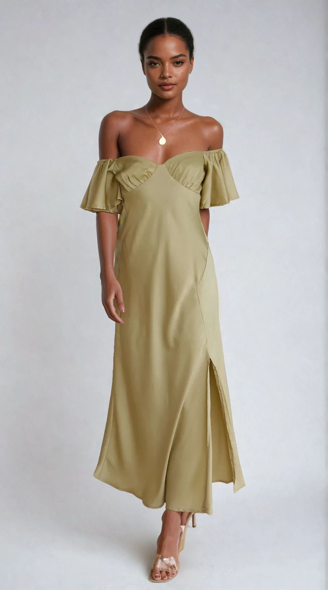 Robe Midi Louisa - Olive